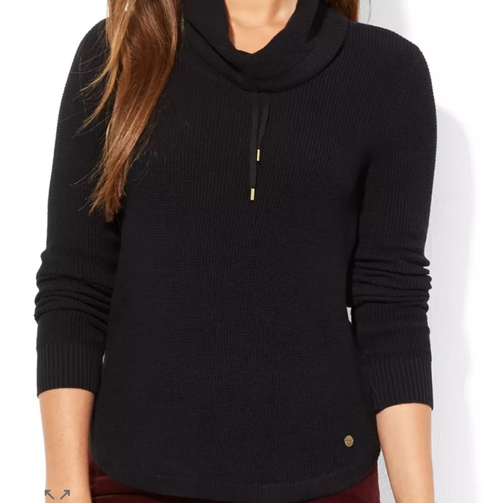 Lauren Ralph Lauren
Drawstring Cowl Neck Sweater size Large